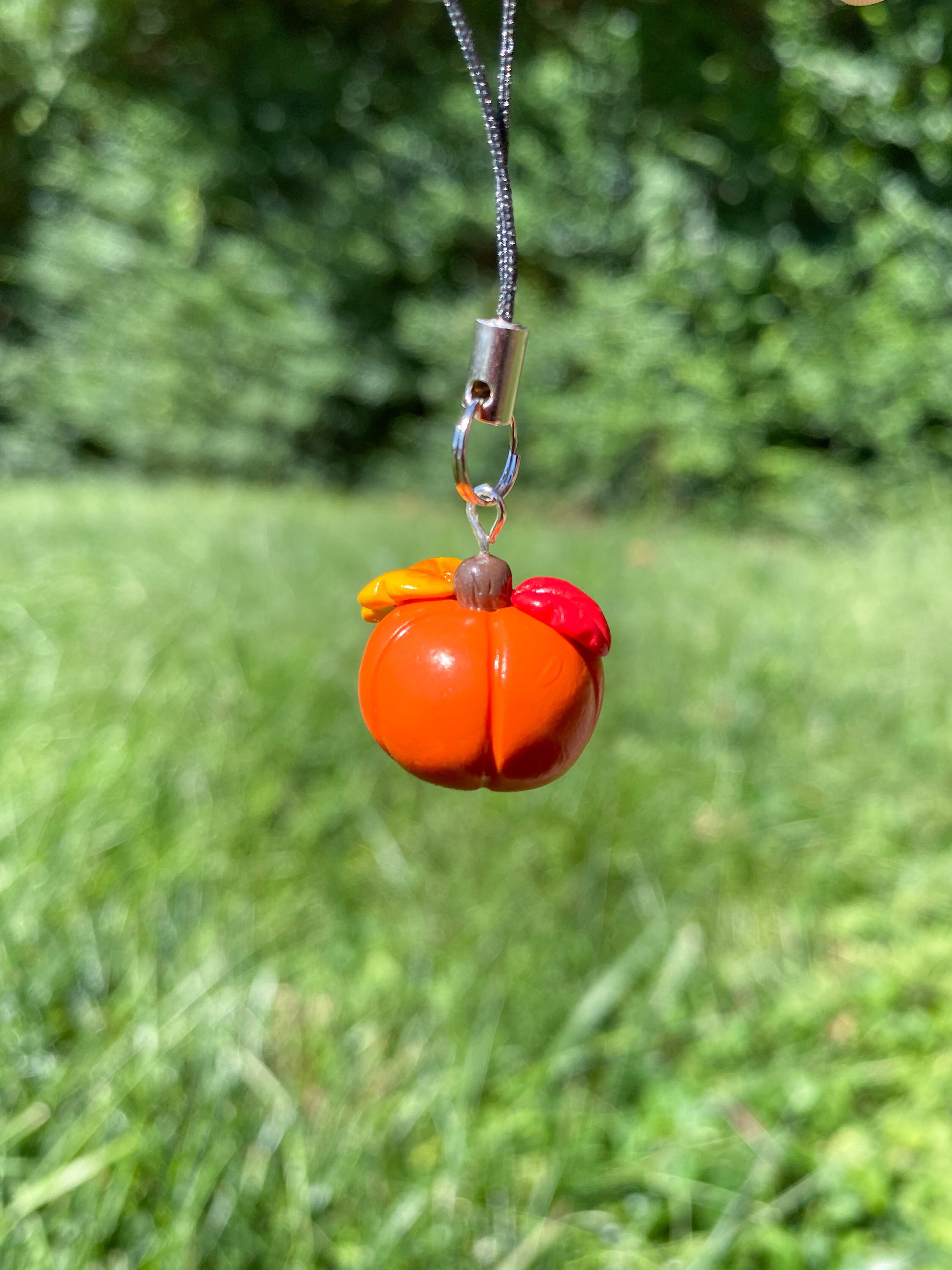 Pumpkin Phone Charm | Cute Jack O Lantern | Polymer Clay | Fall and ...