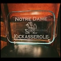 Fighting Irish Kickasserole Etched casserole dish / kick ass casserole / 9x13 casserole / football casserole / Notre Dame