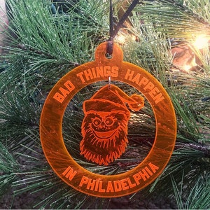 Gritty Ornament Bad Things Happen in Philadelphia