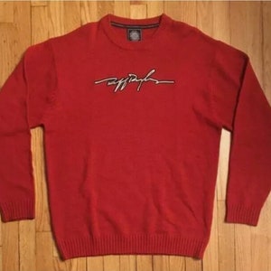 Ruff Ryders DMX Dirty Denim Sweater 2XL Designer Jeans Vintage Rap Hip Hop
