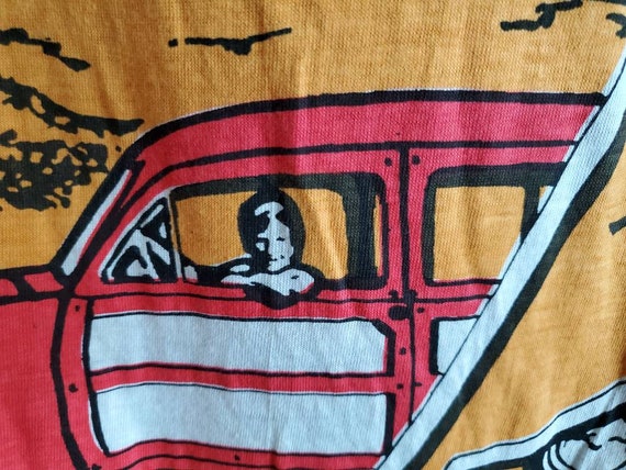 【即納&大特価】 JIMMY'Z Vintage Woody Sz NWT T-shirt Print Over All Wagon トップス