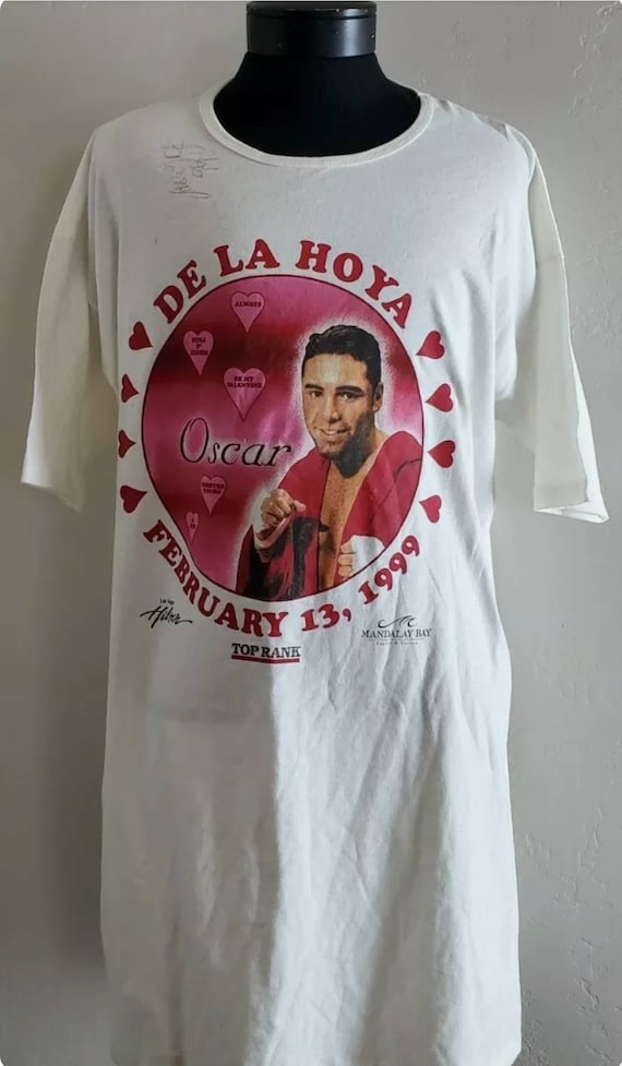 Vintage 1999 Oscar De La Hoya Valentines Day Boxin