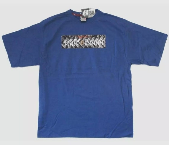 DMX Vintage Ruff Ryders Dirty Denim Blue T Shirt XL New Official