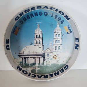 Vintage Pepsi Cola Durango Mexico Serving Metal Tray
