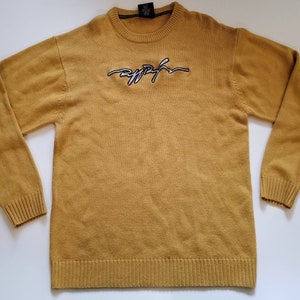 Ruff Ryders DMX Dirty Denim Sweater Sz 3XL Designer Jeans Riders Vintage