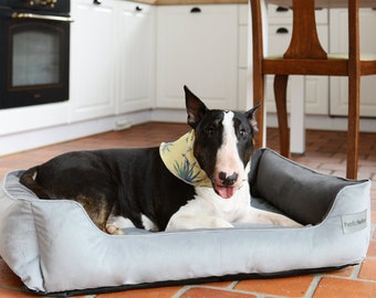 pink dog bed,3 sizes High quality dog bed Cozy dog beds Modern dog sofa purple Washable pet bed