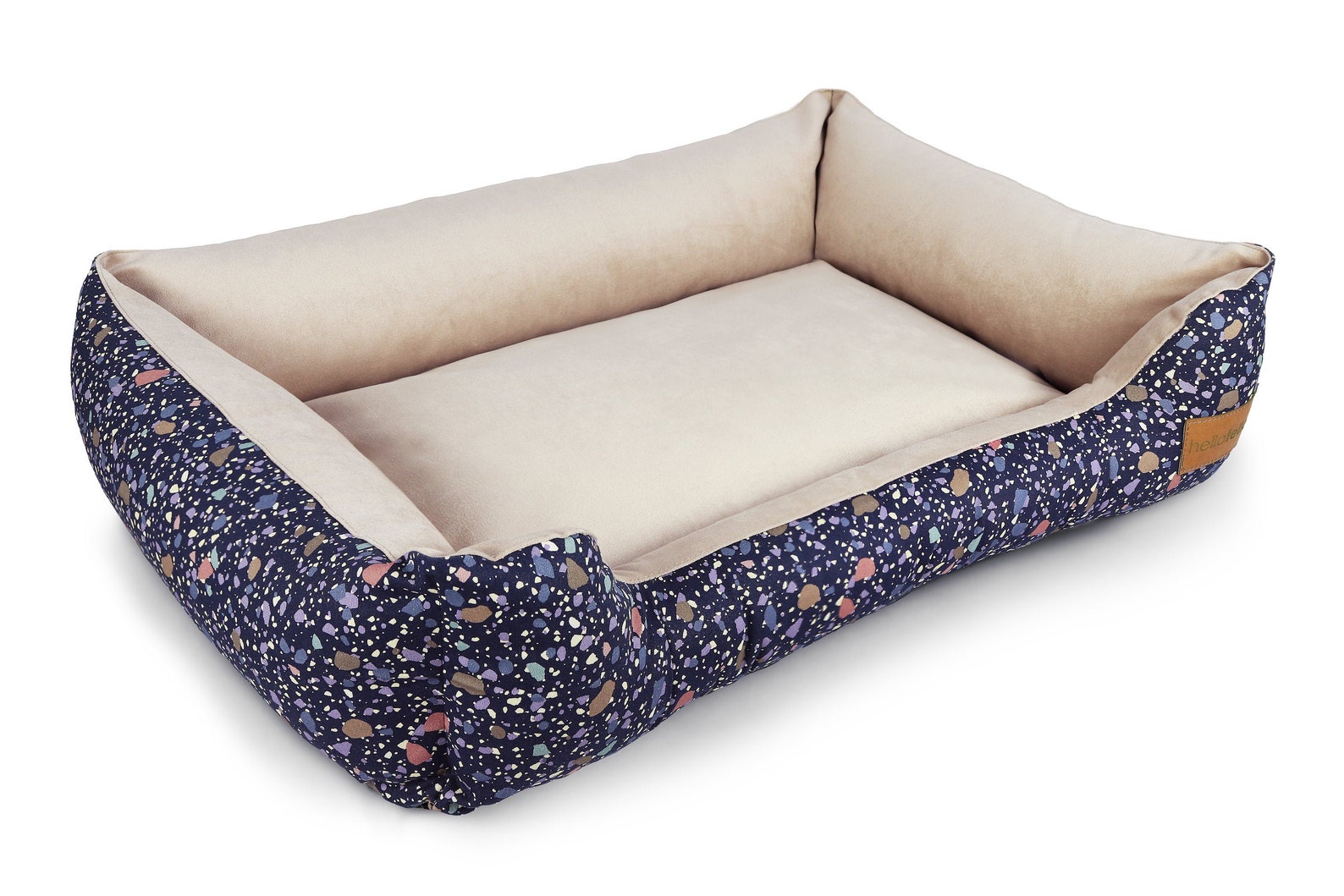 High quality dog bed Washable pet bed Cozy dog beds Modern Etsy