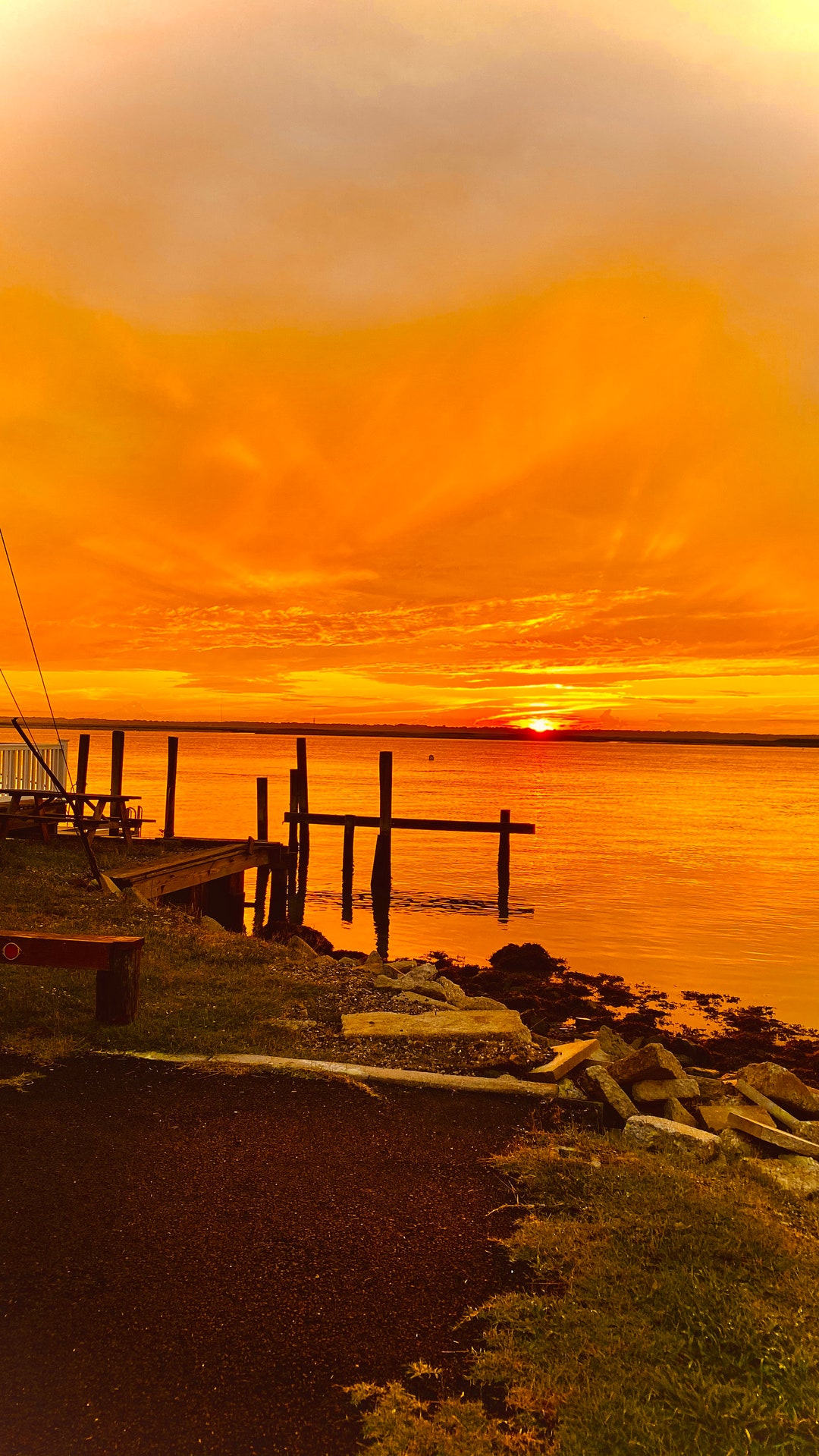 Sunset Over the Bay, Townsend Inlet, NJ Etsy Sweden