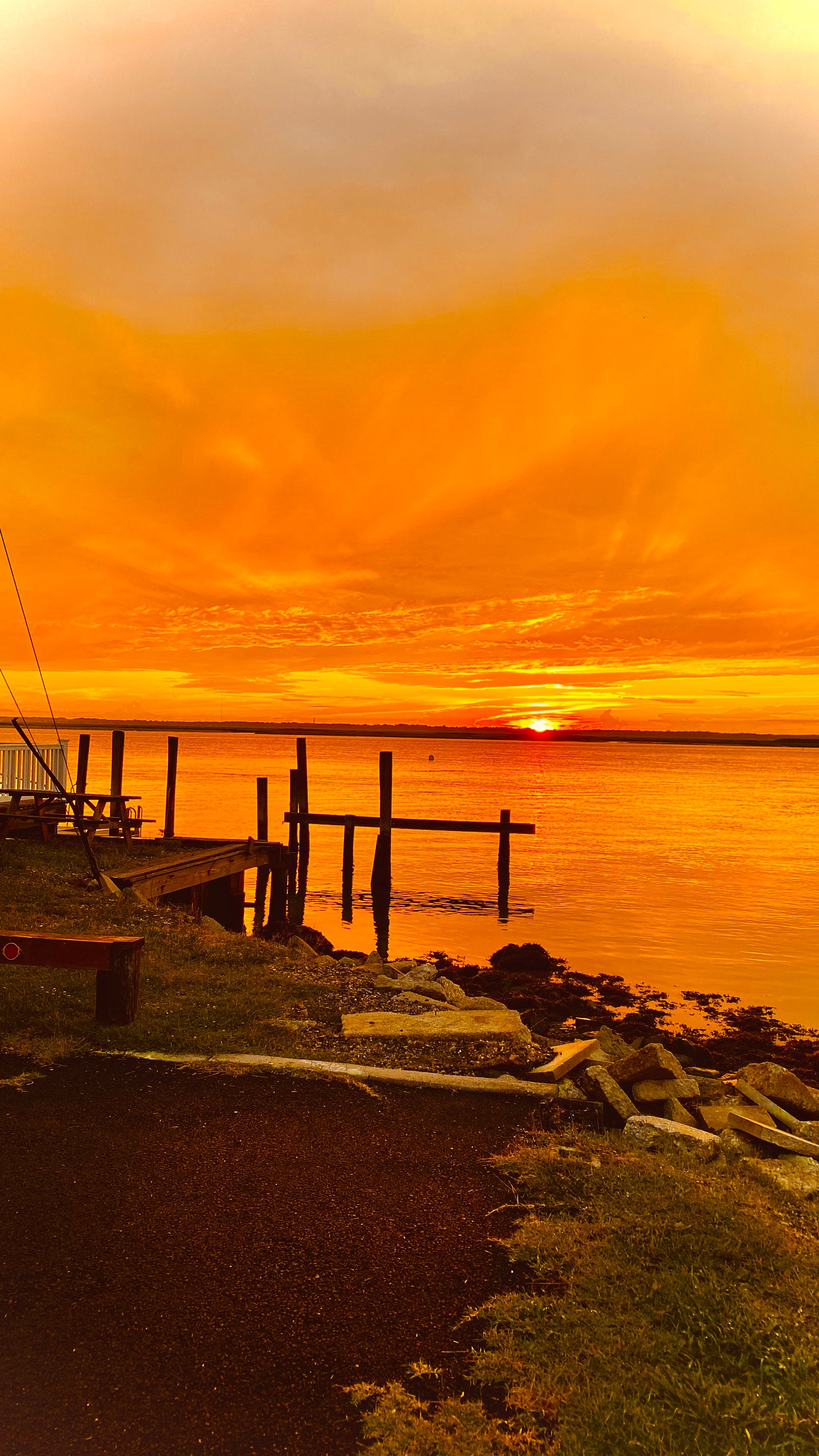 Sunset Over the Bay, Townsend Inlet, NJ Etsy Sweden