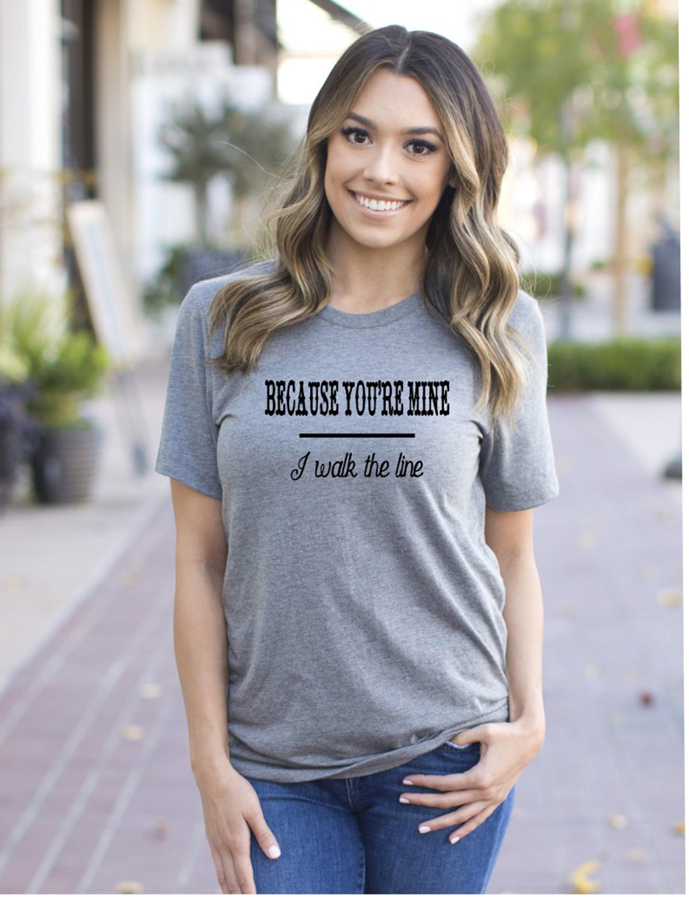 Mine I Walk the Line T-shirt | Etsy 
