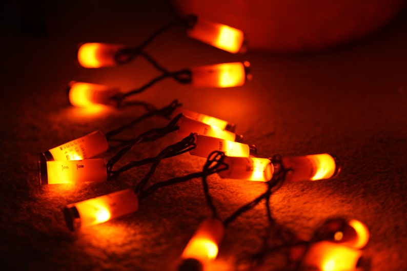 Orange Shotgun Christmas Lights Etsy