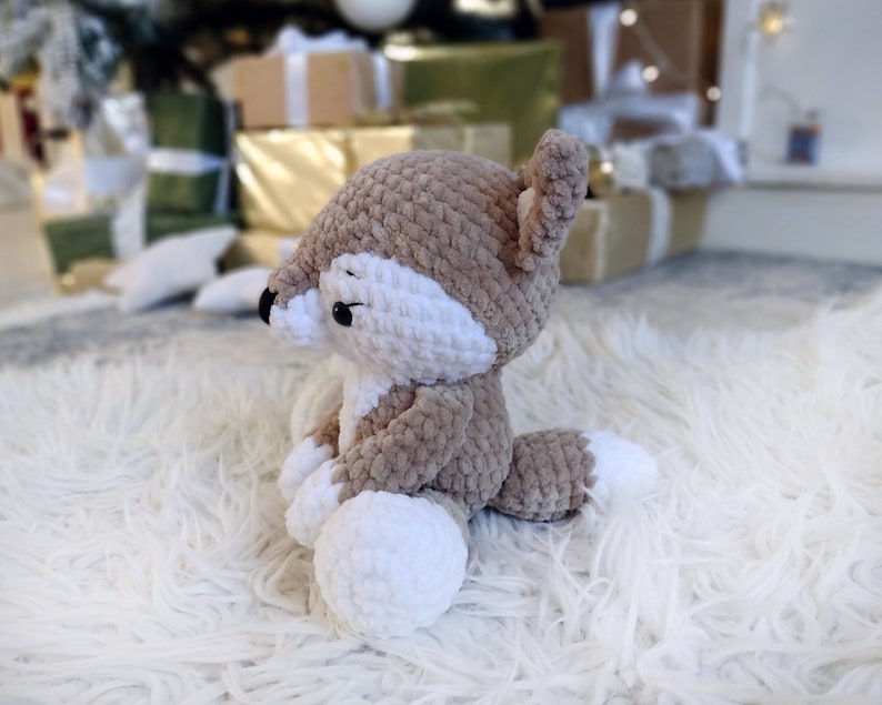 Wolf Plush Stuffed Woodland Animals Etsy