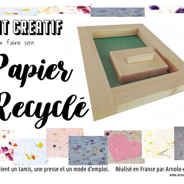 kit créatif pour faire son papier recyclé