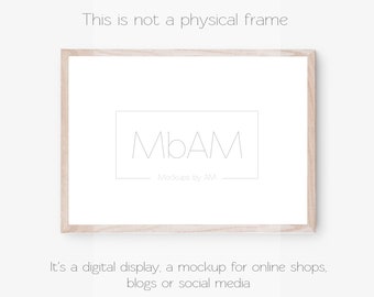 A4 Landscape Mockup Etsy