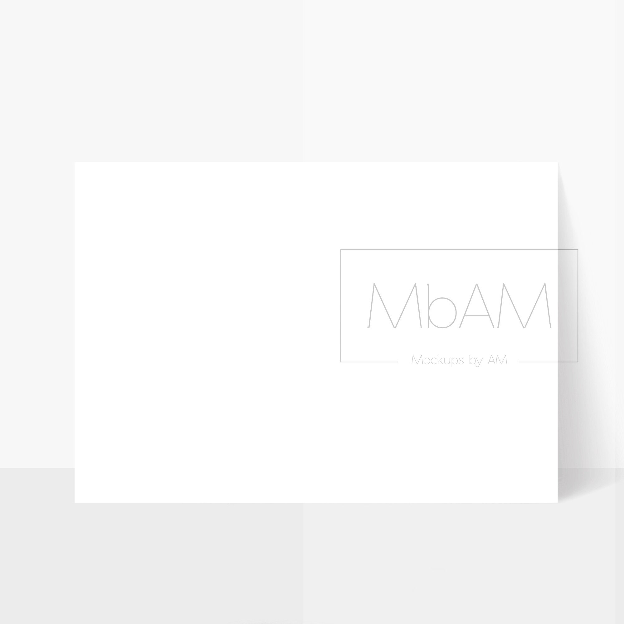 Download Simple A4 Landscape Poster Mockup Postcard Or Invitation Etsy