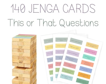 Therapy Sticker, Jenga Questions, Jenga Conversation Starters, Diy Jenga, Ice Breaker Jenga, This Or That, Therapy Games
