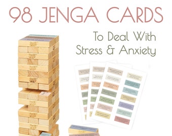 Questions To Deal With Stress And Anxiety, Therapy Games, Therapy Tools, School Counselor, Custom Playing Cards