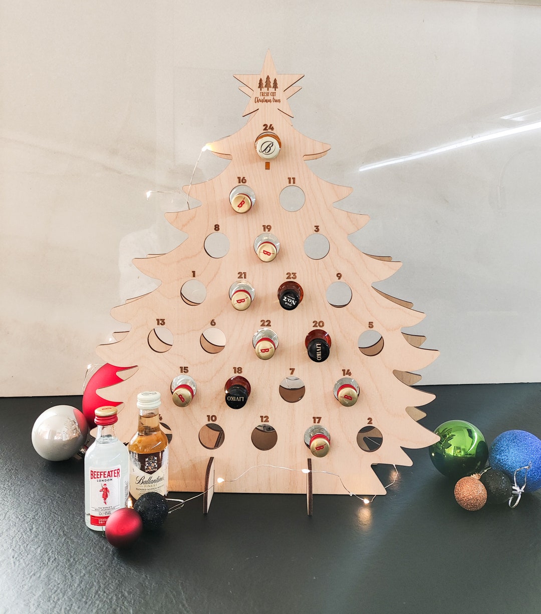 Advent Calendar for Adults Wine Rack Alcohol Advent Etsy