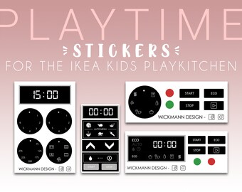 play kitchen sticker decals