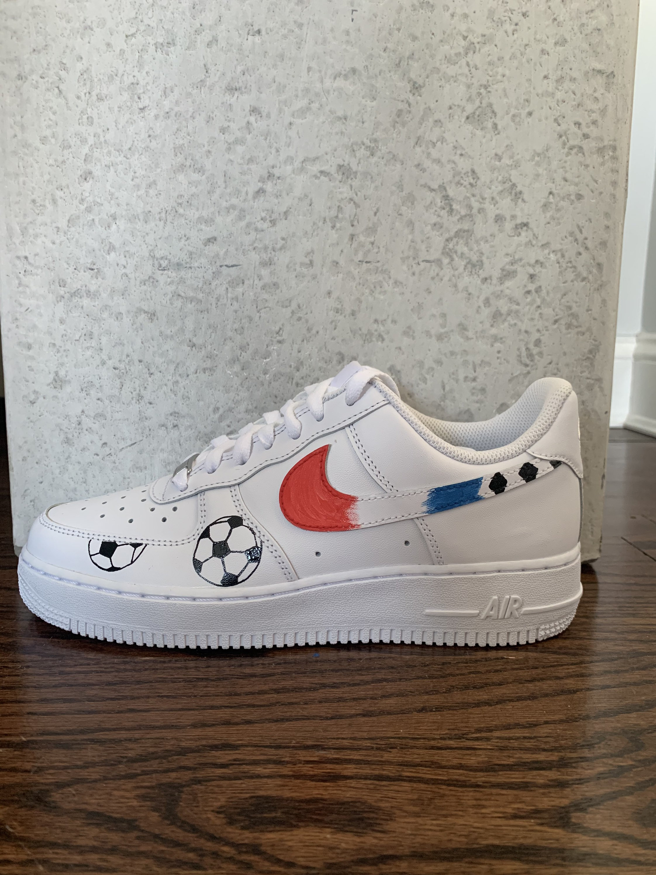 A friend asked me to make custom sneakers for the son of their