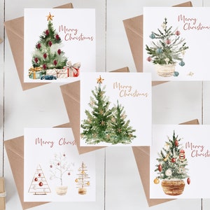 Christmas Tree Cards - Packs and Singles