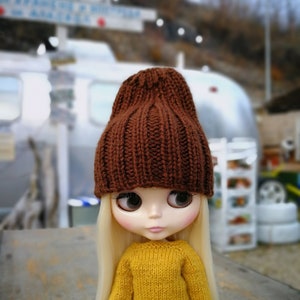 Blythe Kleidung Blythe Hut Blythe Outfit Gestrickte Blythe Hut Puppenmütze für Blythe Doll Mütze gestrickte Puppenmütze Blythe Geschenk für sie 6 Farben