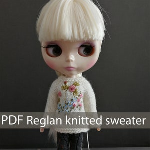 Pattern Blythe sweater PDF Blythe clothes pattern Blythe outfit Blythe pattern PDF Blythe