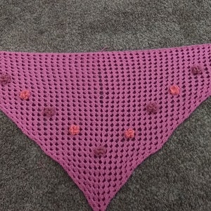 Granny Square Crochet Shawl
