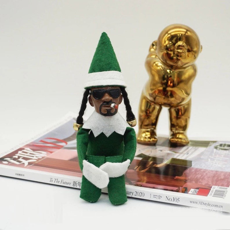 Snoop on the Stoop Christmas Spy Elf Toy Decor Ornament Doll Etsy