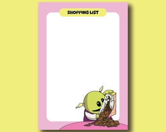 Nanalan' Notepad – Shopping List | A6 Stationery Planner