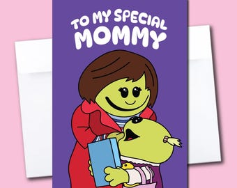 Nanalan' Mother's Day Card | Special Mommy | Blank with Envelope