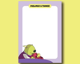 Nanalan' Notepad – Feelings & Things | A6 Size Stationery