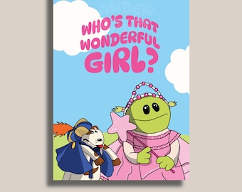 Nanalan' "Who's That Wonderful Girl?" Art Print | A4 Digital Download
