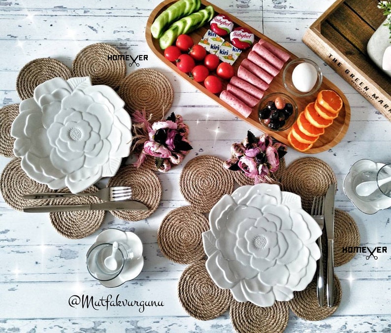 Rustic Placemats Set Christmas Placemats Farmhouse Table Etsy