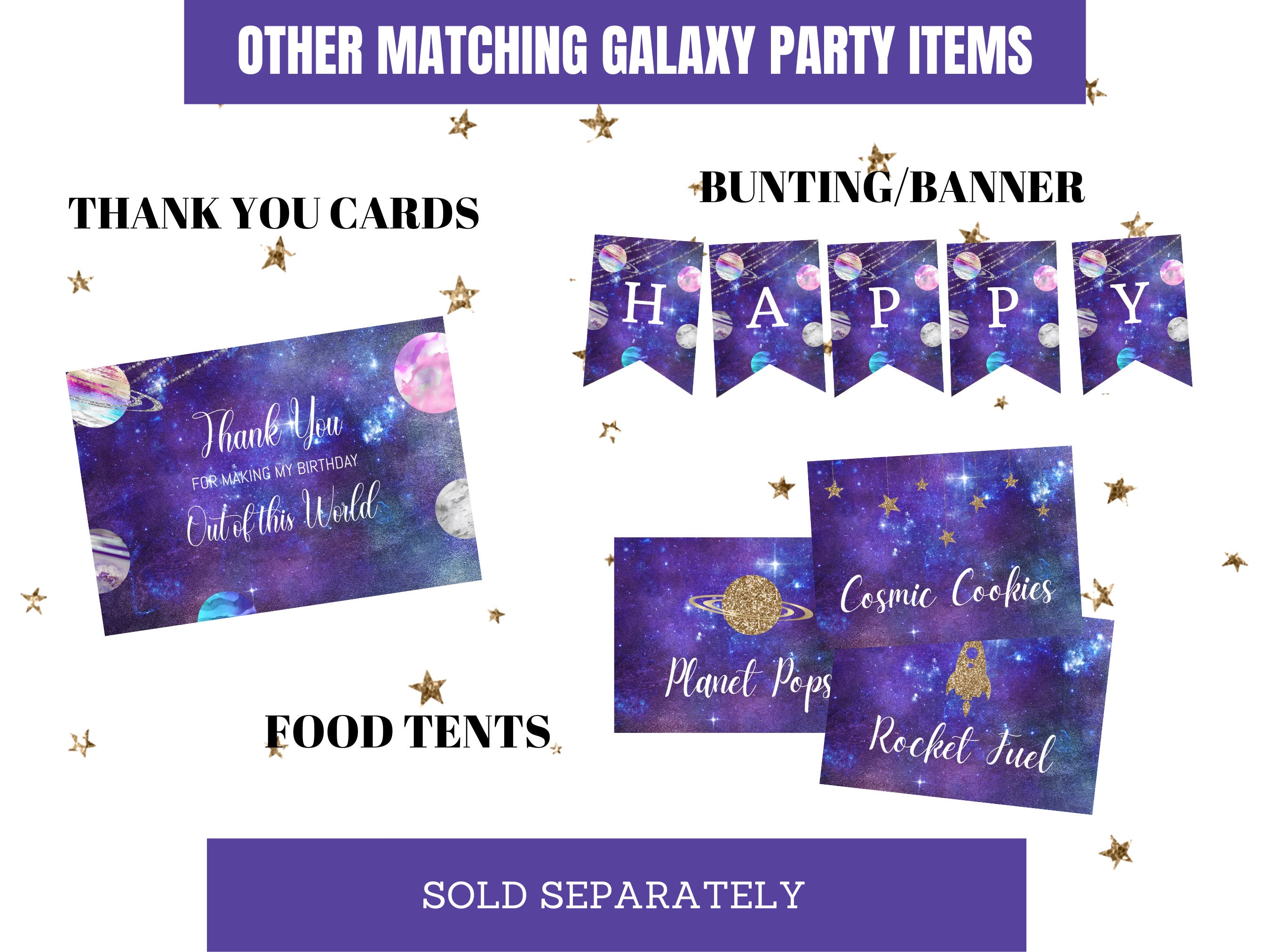 Space Theme Raffle Editable Galaxy Diaper Raffle Ticket: Outer Space Baby Shower (digital ...