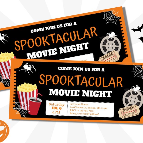 Movie Ticket Invite - Etsy