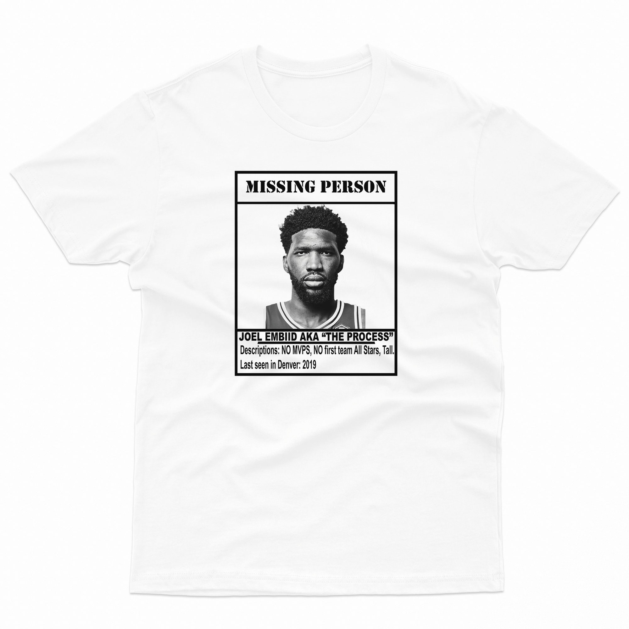 Philly Sports Shirts Joel MVP Shirt Black / L