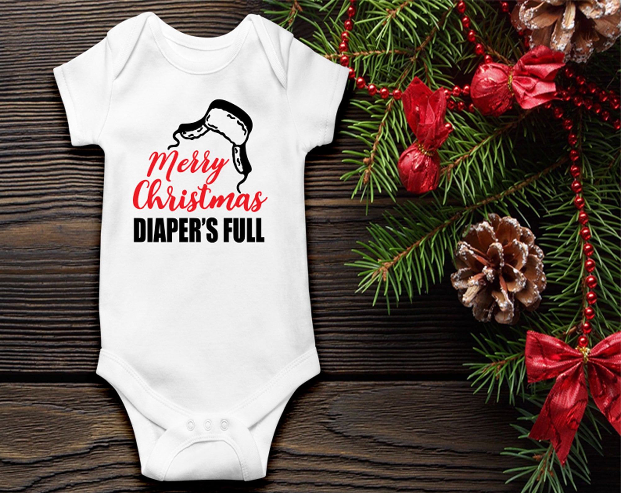 Christmas vacation baby best sale outfit