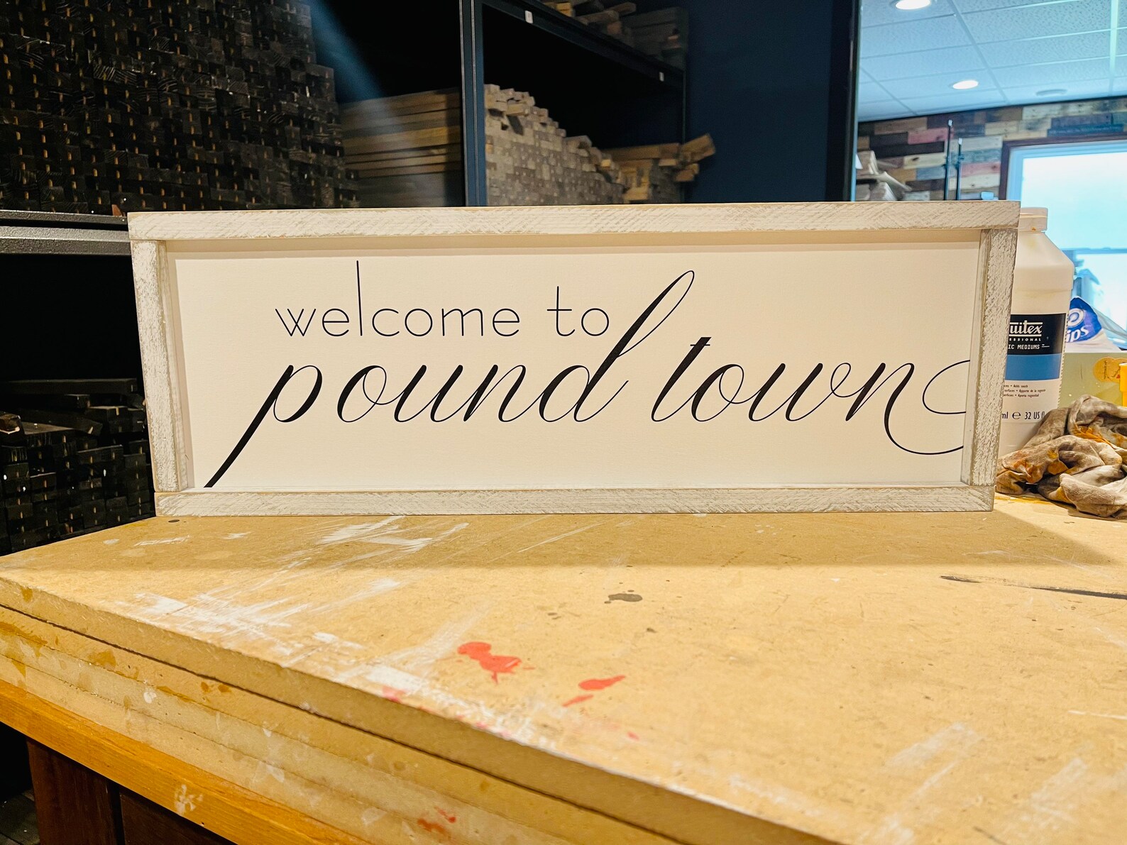 to Pound Town Poundtown Bedroom Wall Decor Funny Etsy