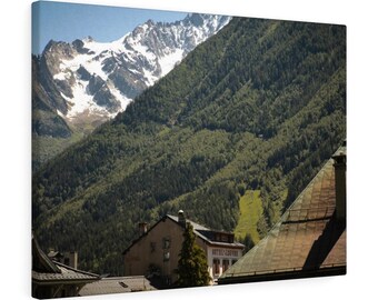 Base of Mont Blanc in Les Houches, France.
