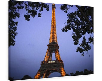 The Eiffel Tower at Dusk, Summer 2019.