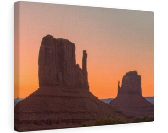Monument Valley-de wanten canvas afdrukken