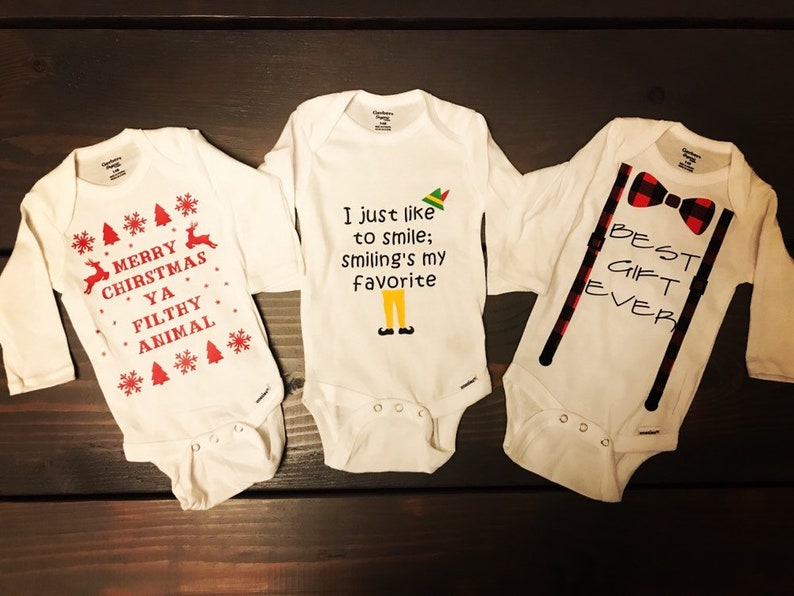 Christmas baby bodysuit