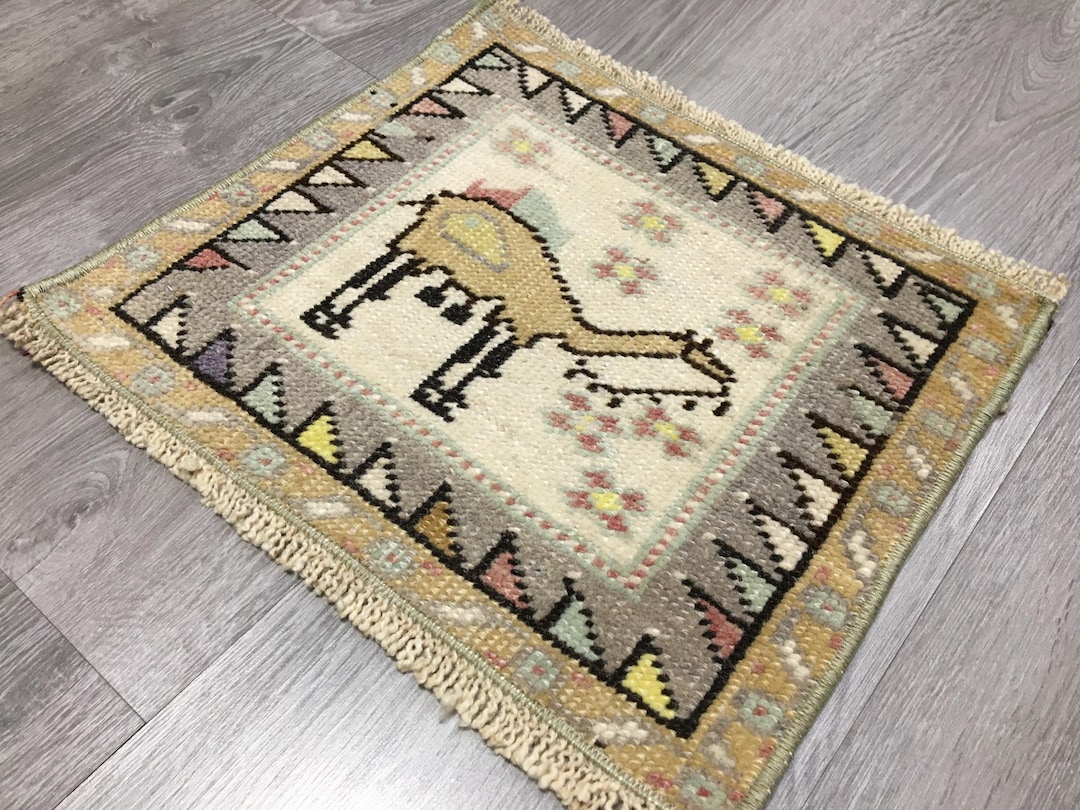 Square Rug,square Small Rug,square Vintage Rug,square Anatolian Rug ...