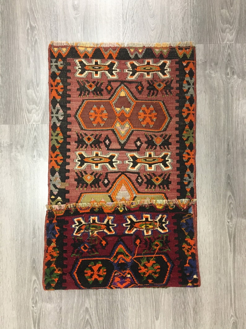 Vintage Kilim Rug, Anatolian Kilim Rug, Turkish Kilim Rug, Rustic Kilim Rug, Boho Kilim Rug, Flooring Rug, Wall Decor Rug,Handmade Kilim Rug image 9