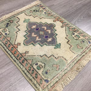 Small Square Oushak,turkish Gifts,turkish Square Carpet,turkish Square ...