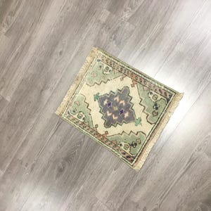 Small Square Oushak,turkish Gifts,turkish Square Carpet,turkish Square ...