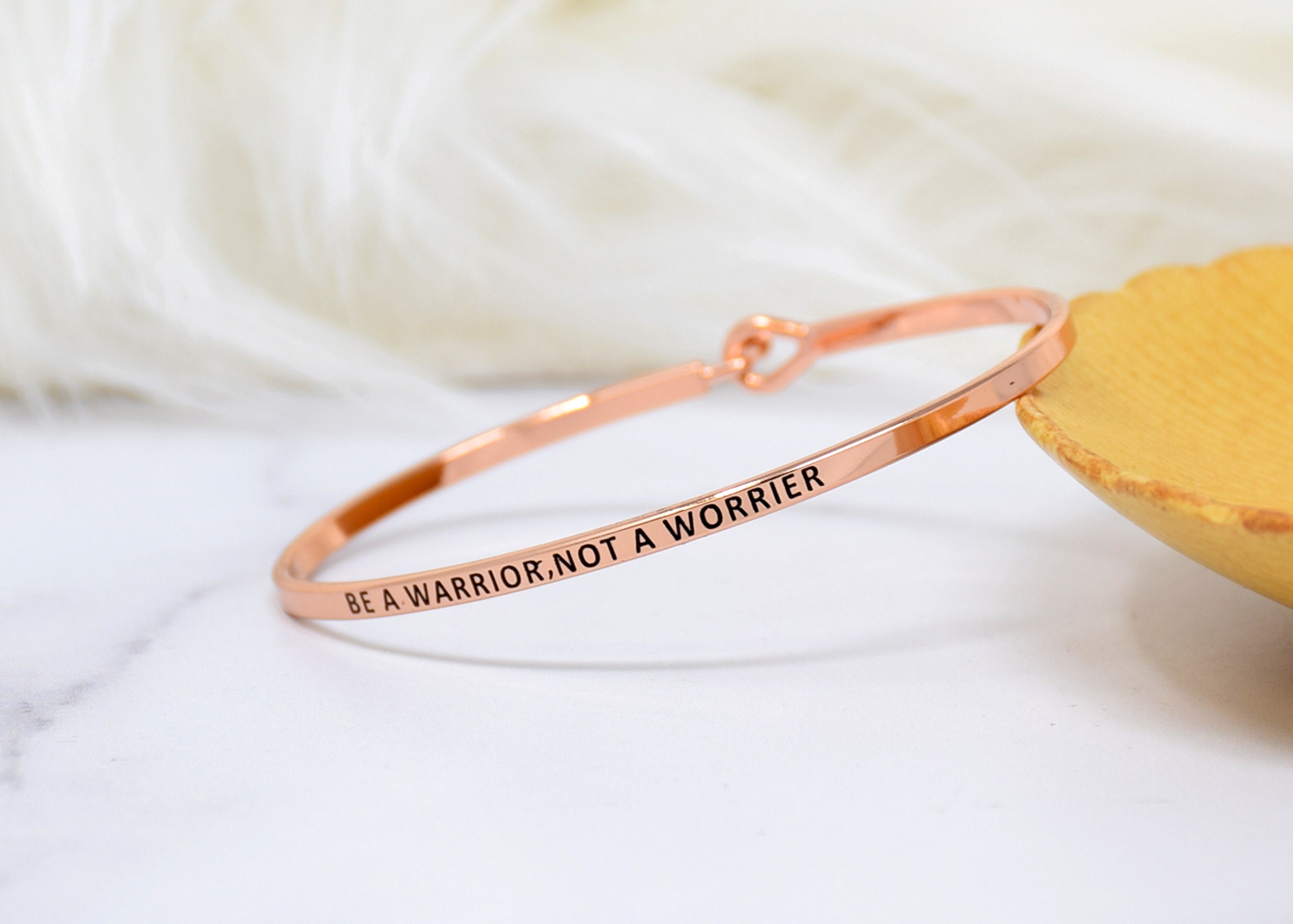 Warrior not worrier best sale bracelet