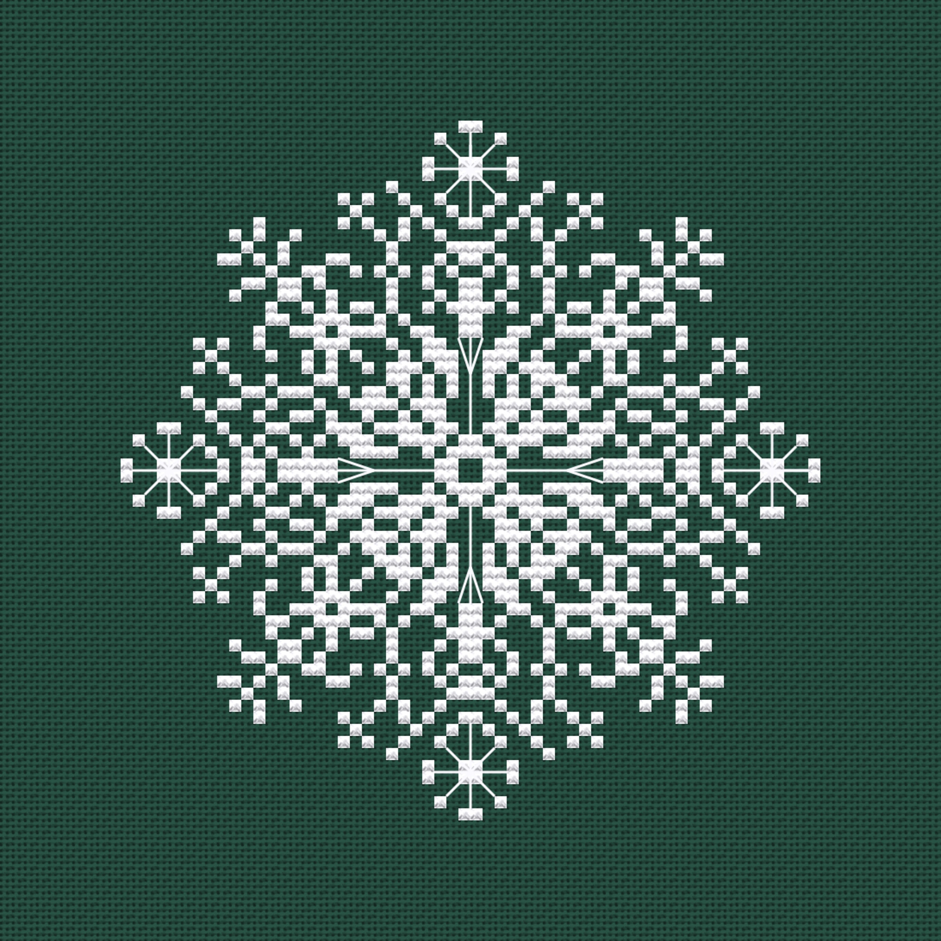 Lacy Snowflake Cross Stitch Pattern Christmas Snowflake Etsy