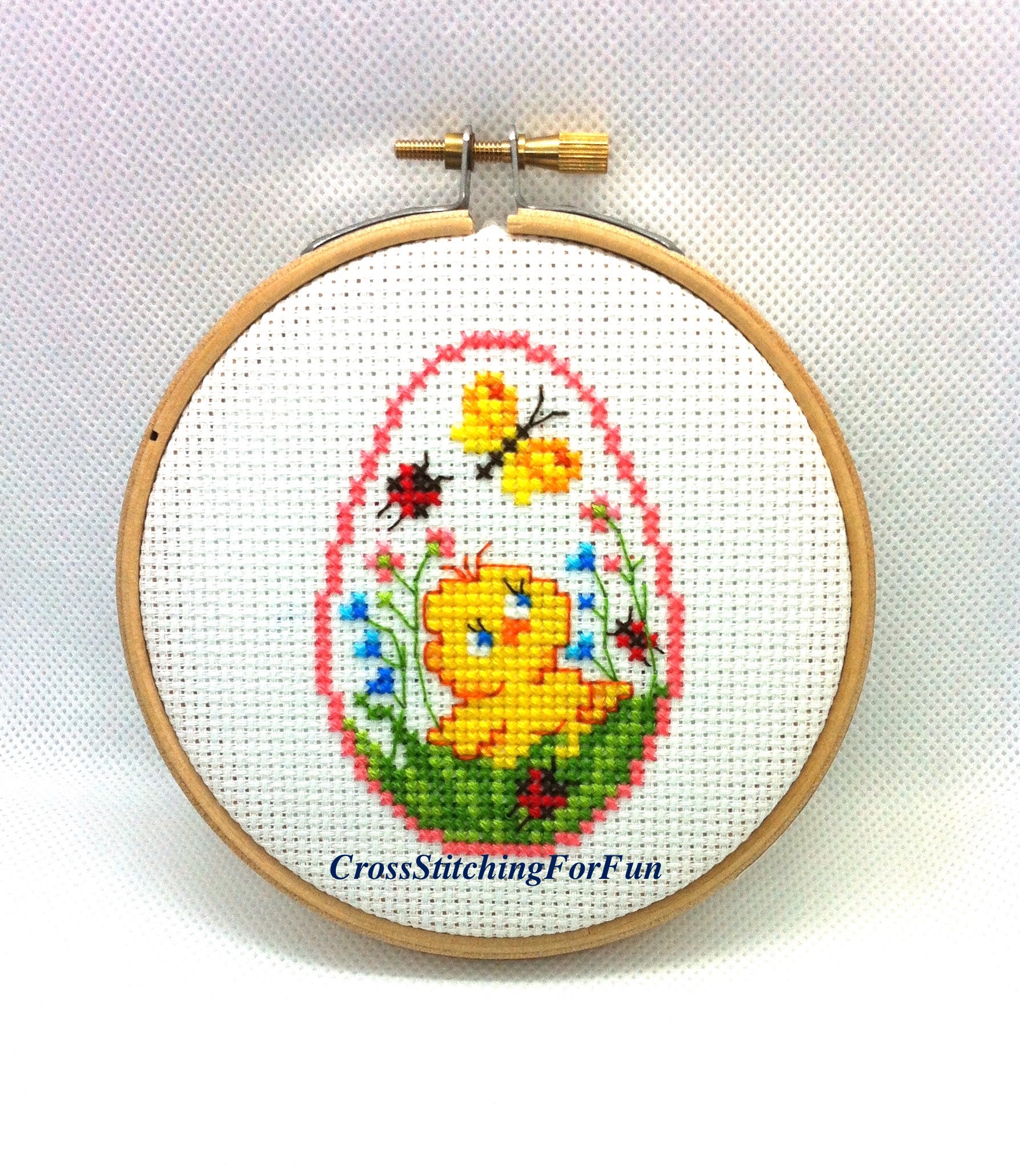 DMC color Embroidery R-set Cross stitch Easter Patterns Set of 5 
